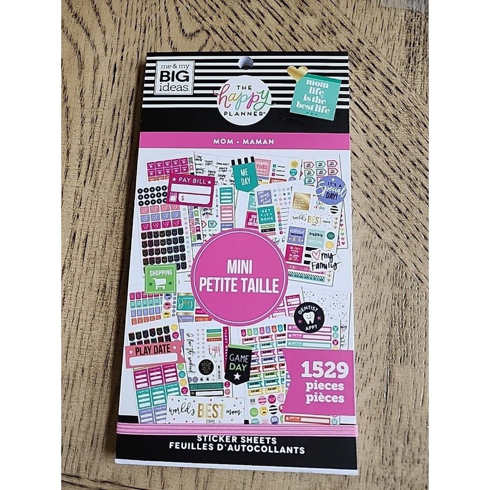 The Happy Planner Sticker Books New NWT Planner Stickers Happy Planner Mom